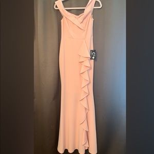 Peach/light rose long dress- New
